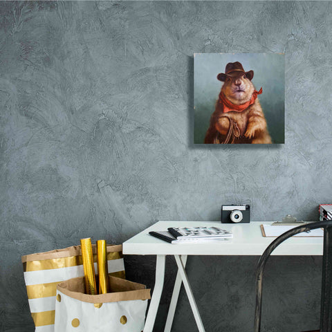 Image of 'Underground Cowboy' by Lucia Heffernan, Canvas Wall Art,12x12