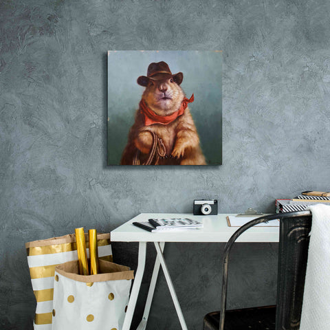 Image of 'Underground Cowboy' by Lucia Heffernan, Canvas Wall Art,18x18