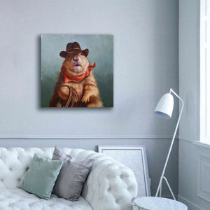 'Underground Cowboy' by Lucia Heffernan, Canvas Wall Art,37x37
