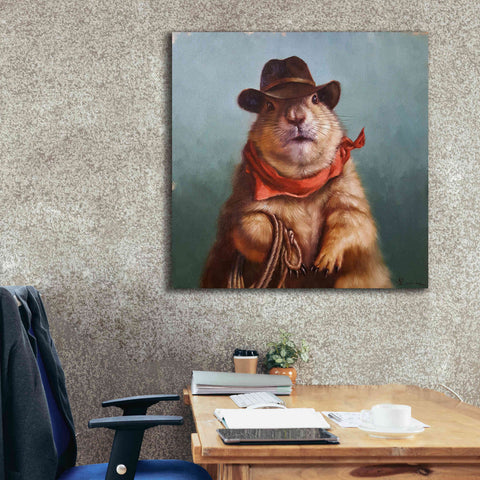 Image of 'Underground Cowboy' by Lucia Heffernan, Canvas Wall Art,37x37