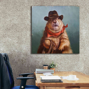 'Underground Cowboy' by Lucia Heffernan, Canvas Wall Art,37x37