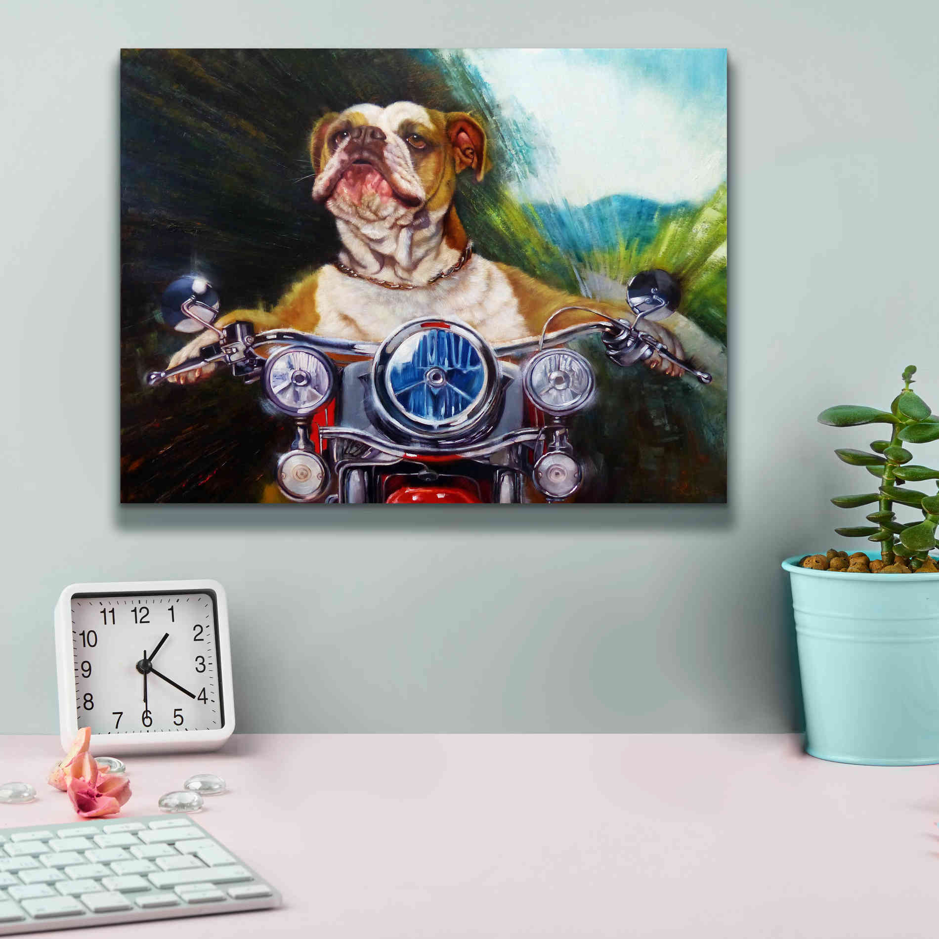 'Born To Be Wild' by Lucia Heffernan, Canvas Wall Art,16x12