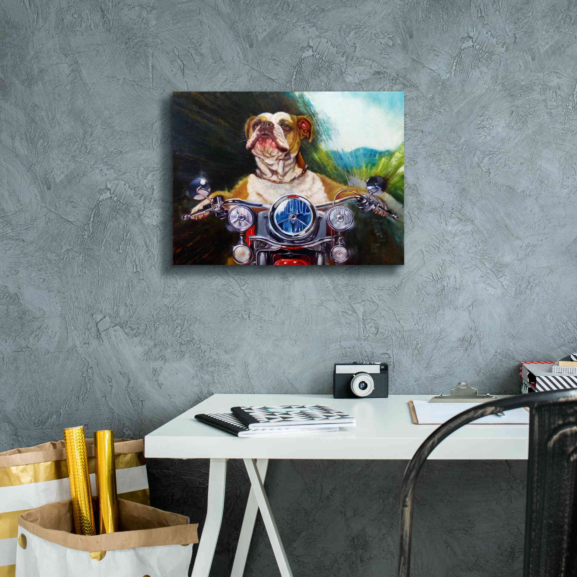 'Born To Be Wild' by Lucia Heffernan, Canvas Wall Art,16x12