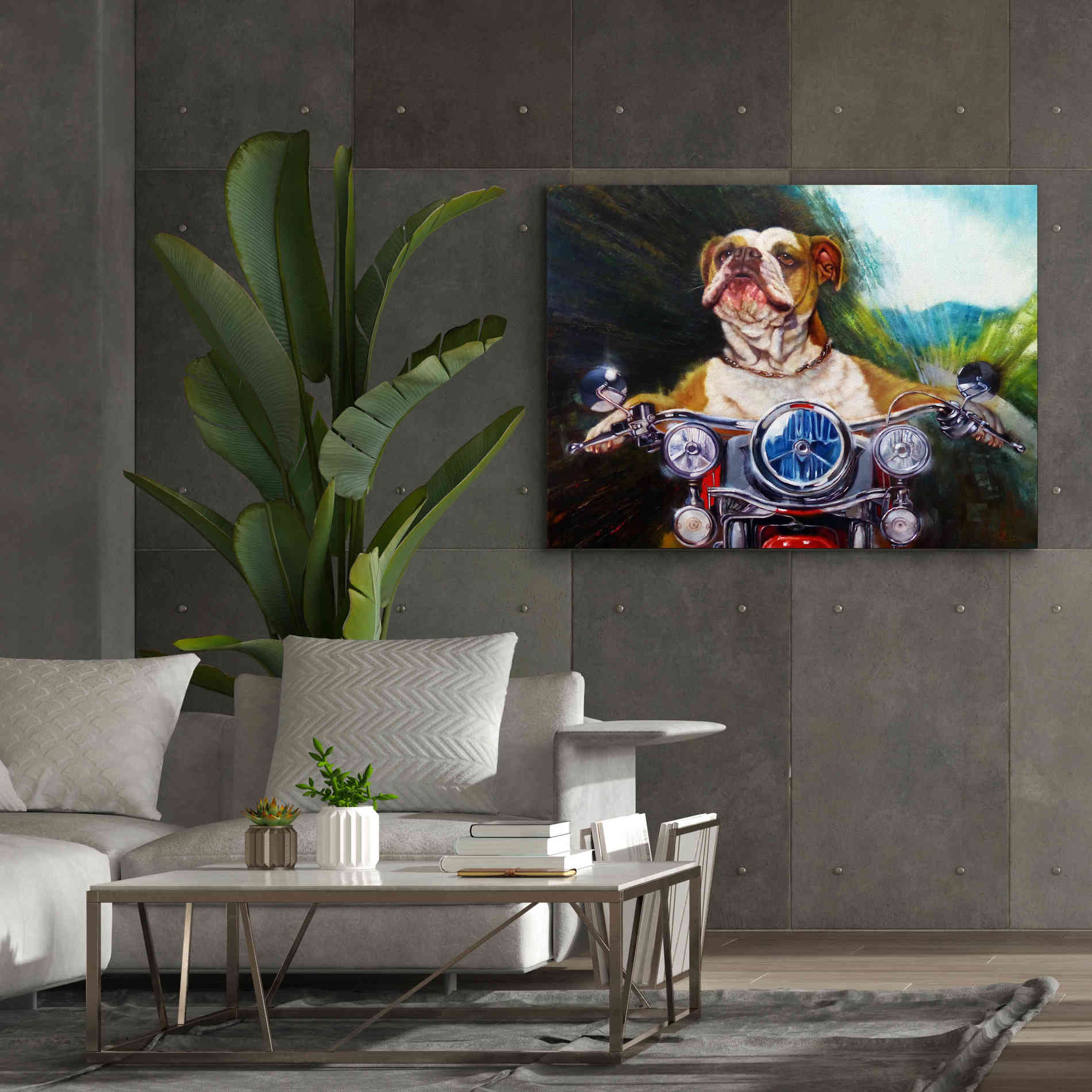 'Born To Be Wild' by Lucia Heffernan, Canvas Wall Art,54x40
