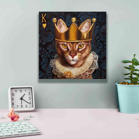 Image of 'King of Hearts' by Lucia Heffernan, Canvas Wall Art,12x12