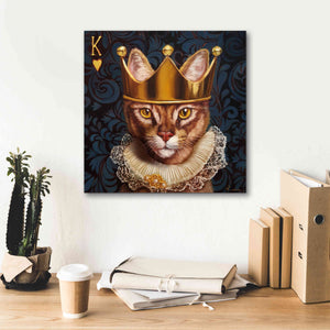 'King of Hearts' by Lucia Heffernan, Canvas Wall Art,18x18