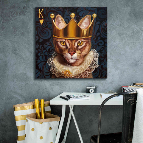 Image of 'King of Hearts' by Lucia Heffernan, Canvas Wall Art,26x26