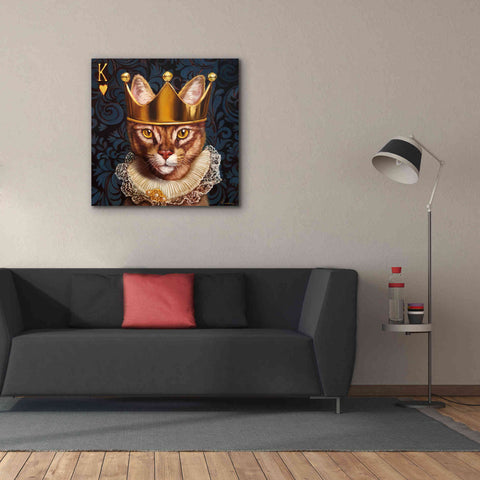 Image of 'King of Hearts' by Lucia Heffernan, Canvas Wall Art,37x37
