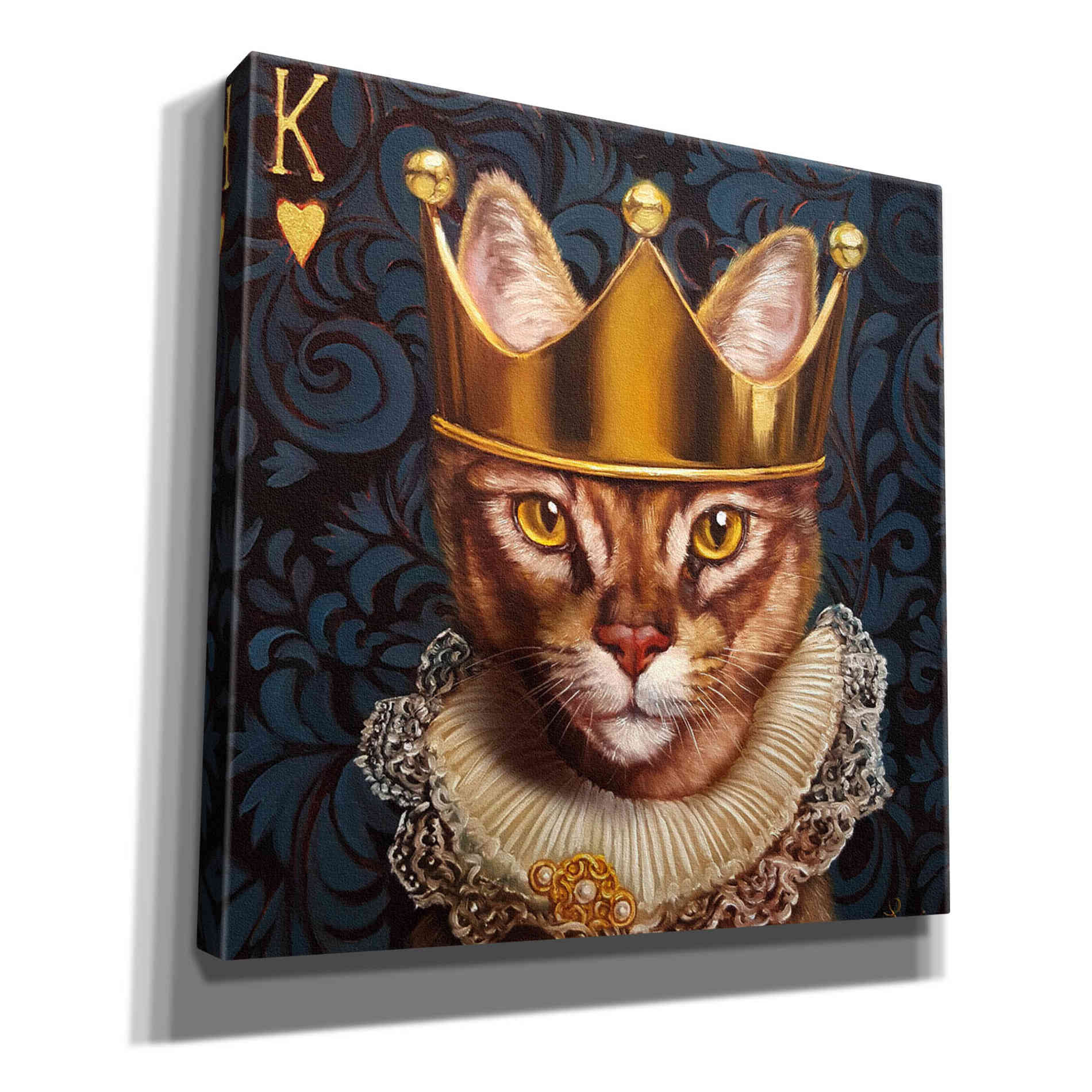 'King of Hearts' by Lucia Heffernan, Canvas Wall Art