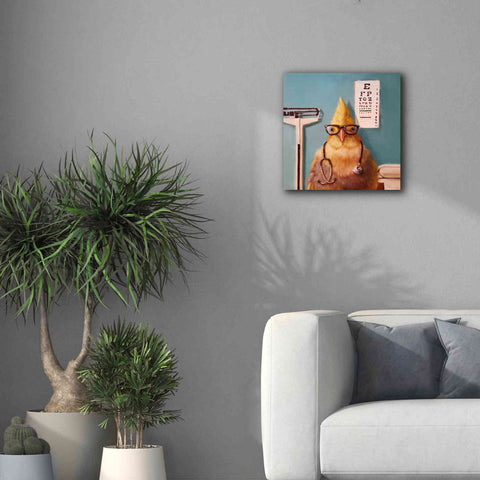 Image of 'Featherologist' by Lucia Heffernan, Canvas Wall Art,18x18