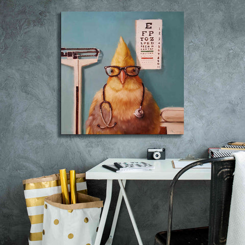 Image of 'Featherologist' by Lucia Heffernan, Canvas Wall Art,26x26
