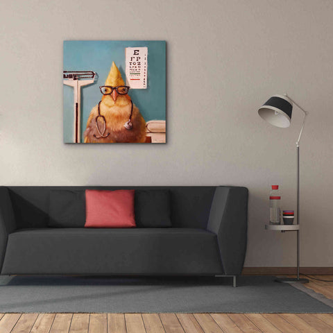 Image of 'Featherologist' by Lucia Heffernan, Canvas Wall Art,37x37