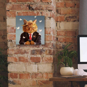'Catty Remarks' by Lucia Heffernan, Canvas Wall Art,12x12