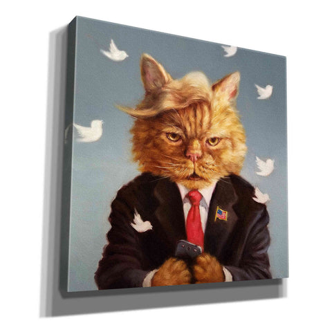 Image of 'Catty Remarks' by Lucia Heffernan, Canvas Wall Art