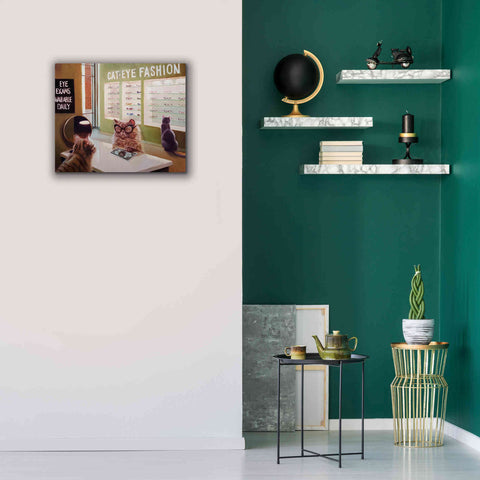 Image of 'Feline Optical' by Lucia Heffernan, Canvas Wall Art,24x20