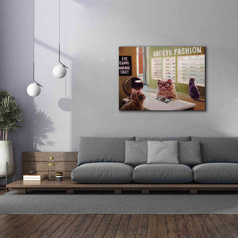 Image of 'Feline Optical' by Lucia Heffernan, Canvas Wall Art,54x40