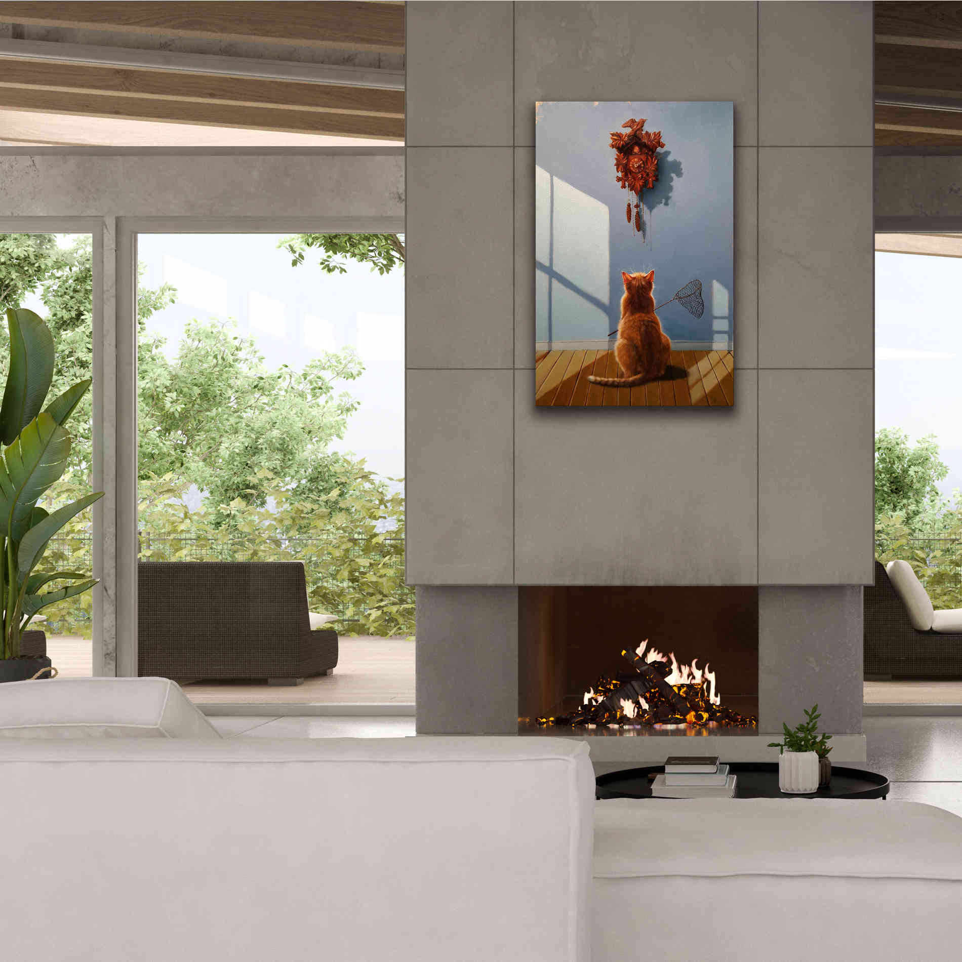 'A Timely Lunch' by Lucia Heffernan, Canvas Wall Art,26x40