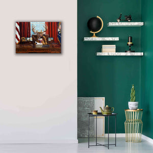 'The Buck Stops Here' by Lucia Heffernan, Canvas Wall Art,26x18