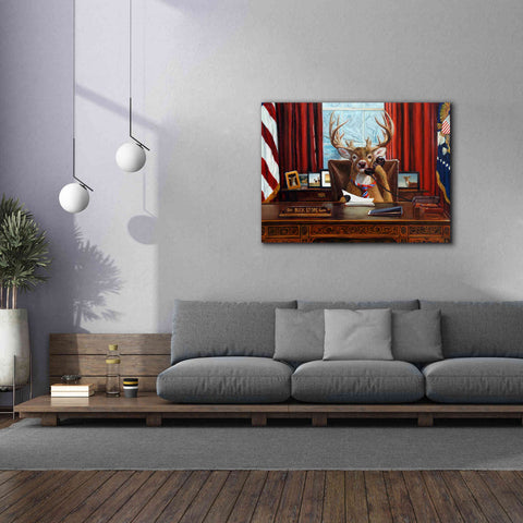 Image of 'The Buck Stops Here' by Lucia Heffernan, Canvas Wall Art,54x40
