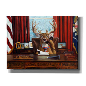 'The Buck Stops Here' by Lucia Heffernan, Canvas Wall Art