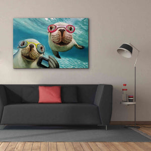 'Underwater Selfie' by Lucia Heffernan, Canvas Wall Art,60x40
