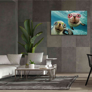 'Underwater Selfie' by Lucia Heffernan, Canvas Wall Art,60x40