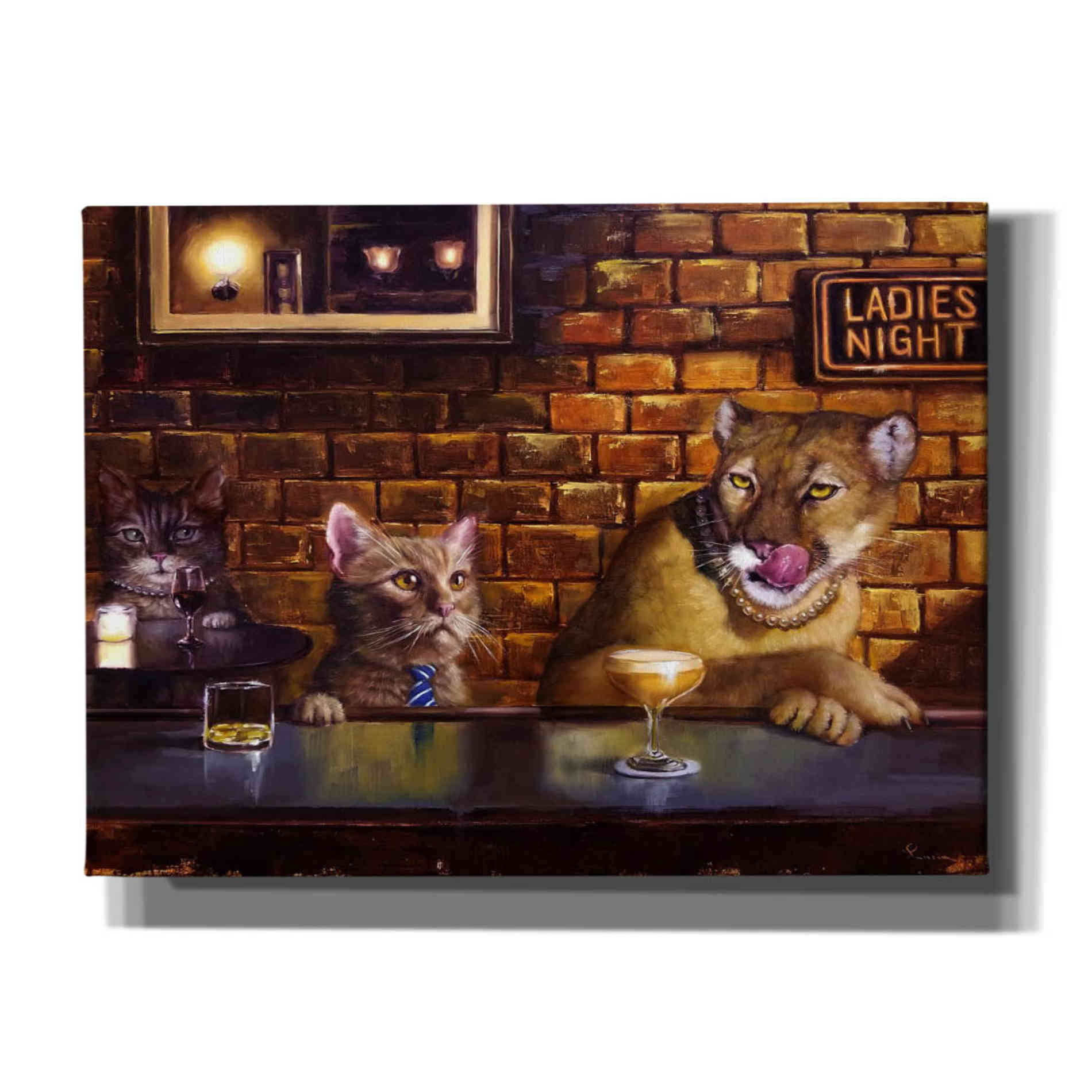 'On the Prowl' by Lucia Heffernan, Canvas Wall Art
