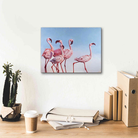 Image of 'Pink Ladies' by Lucia Heffernan, Canvas Wall Art,16x12