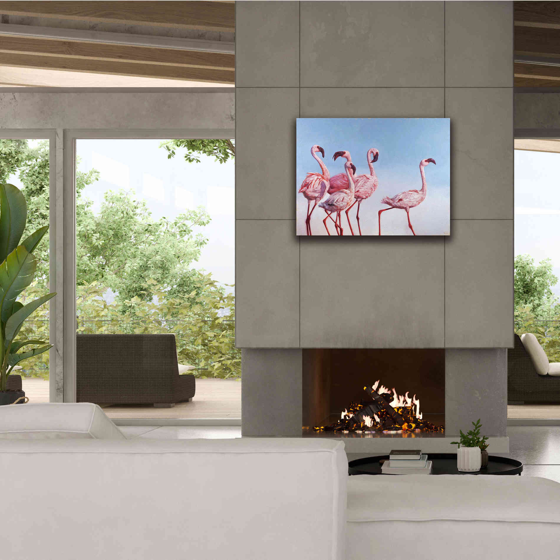 'Pink Ladies' by Lucia Heffernan, Canvas Wall Art,34x26
