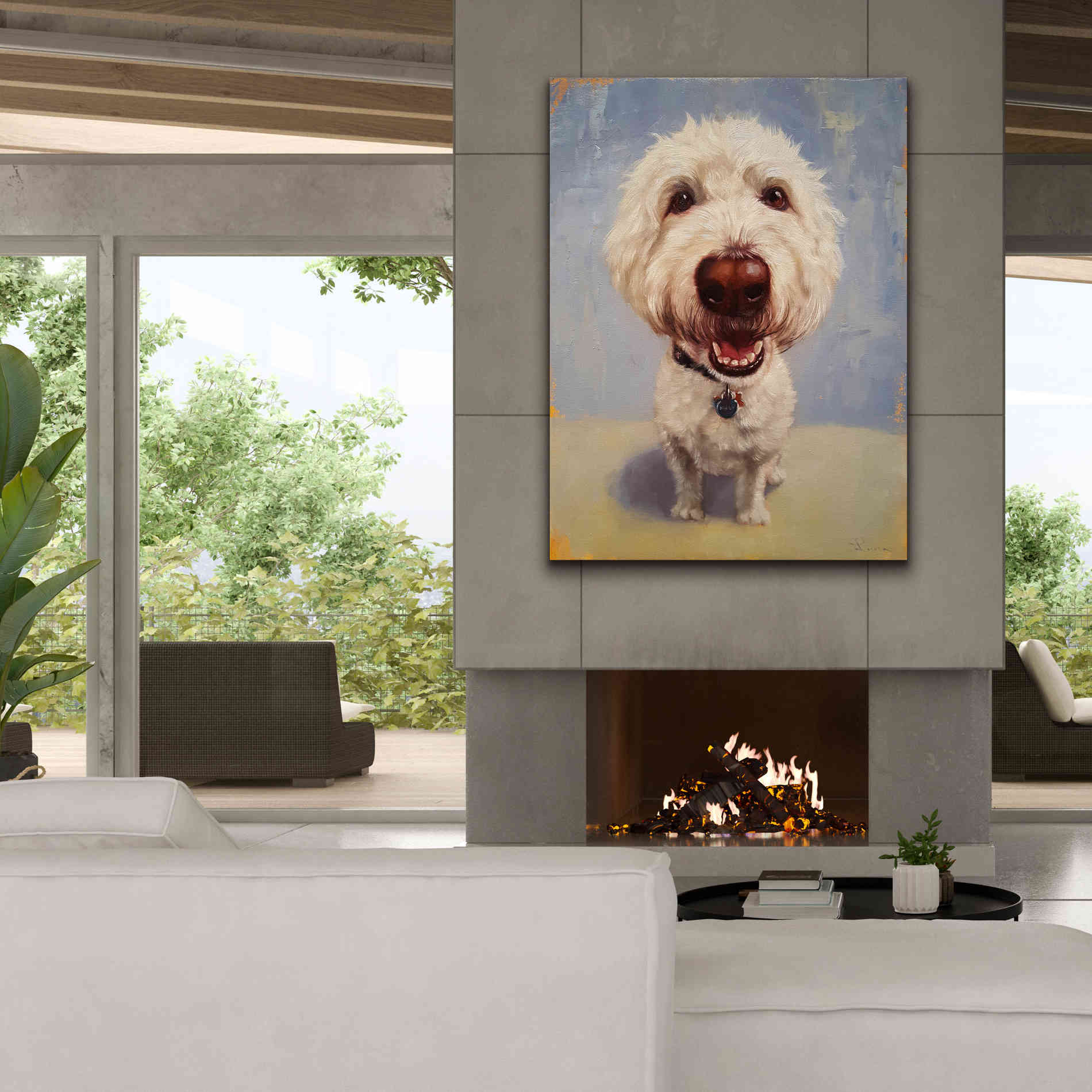'Molly' by Lucia Heffernan, Canvas Wall Art,40x54