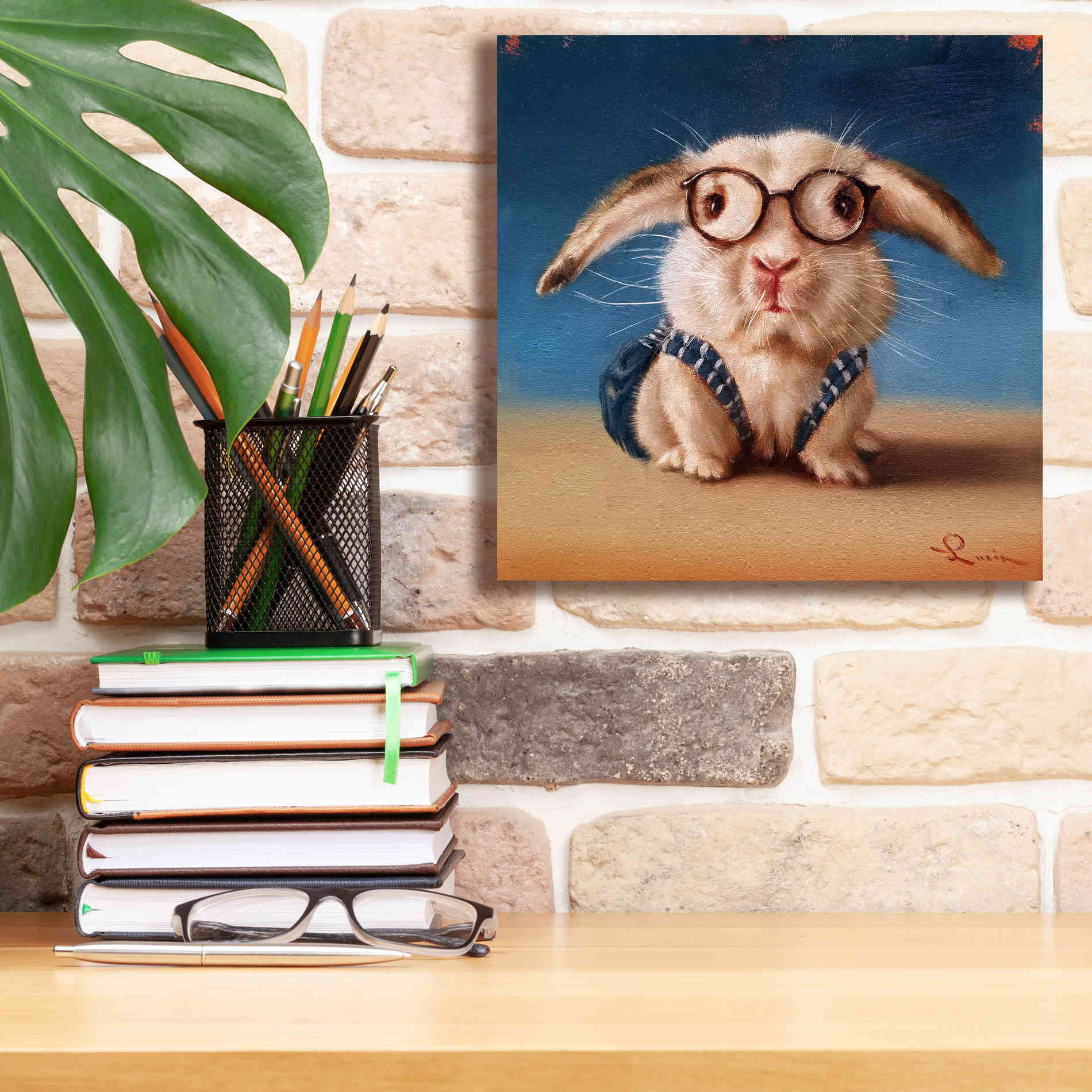 'Back to School' by Lucia Heffernan, Canvas Wall Art,12x12