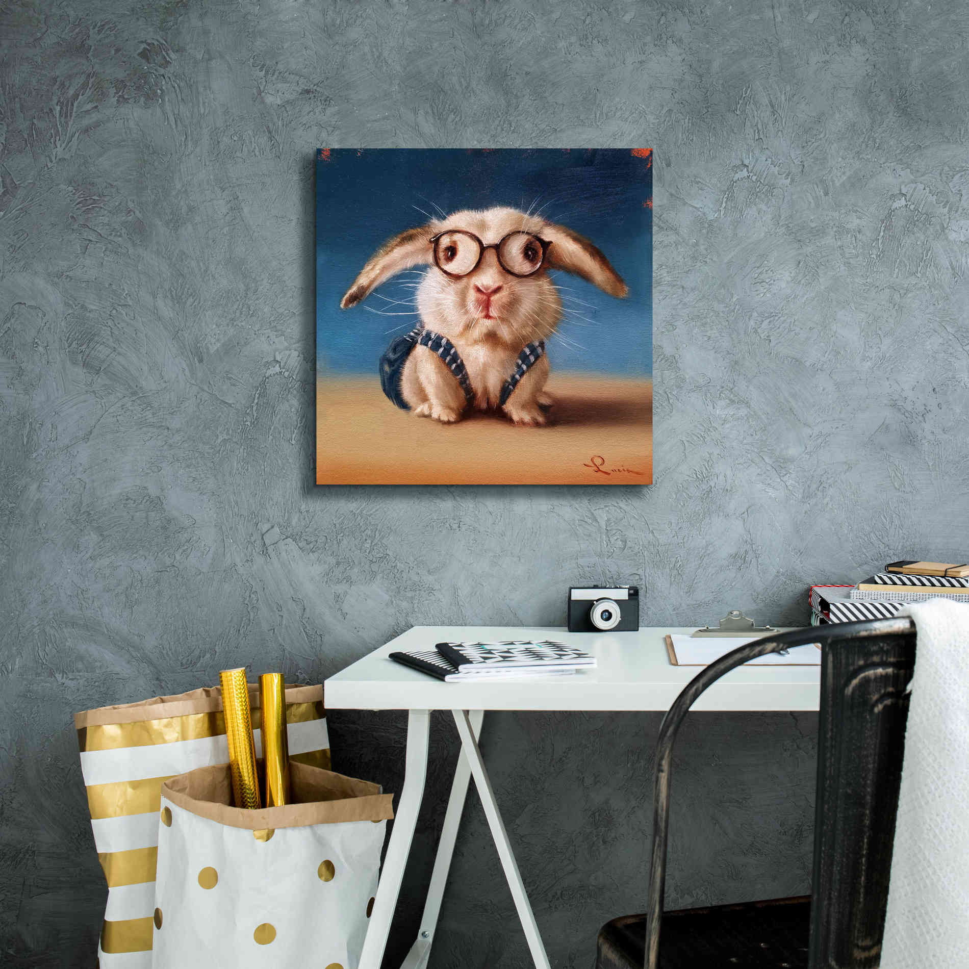 'Back to School' by Lucia Heffernan, Canvas Wall Art,18x18