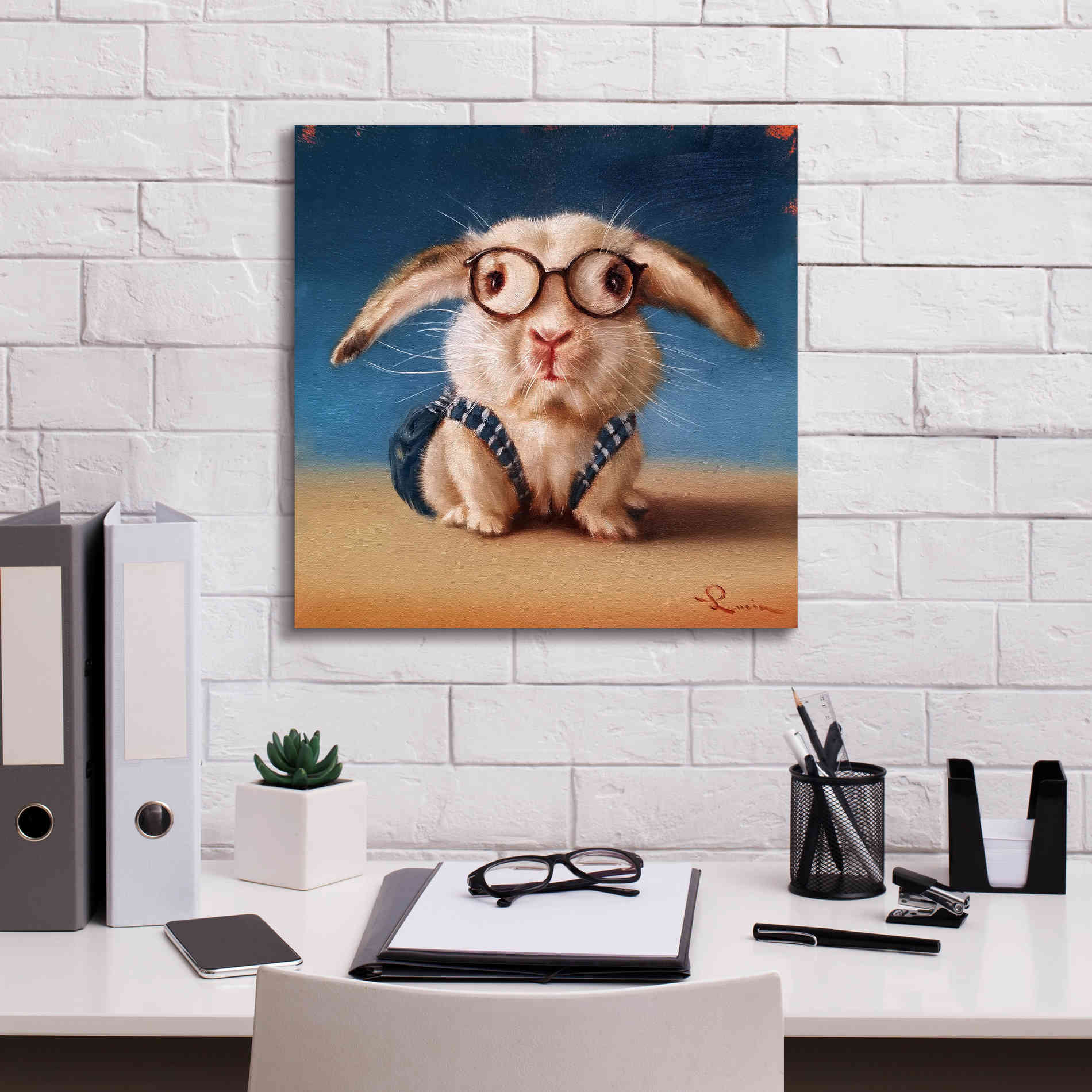 'Back to School' by Lucia Heffernan, Canvas Wall Art,18x18