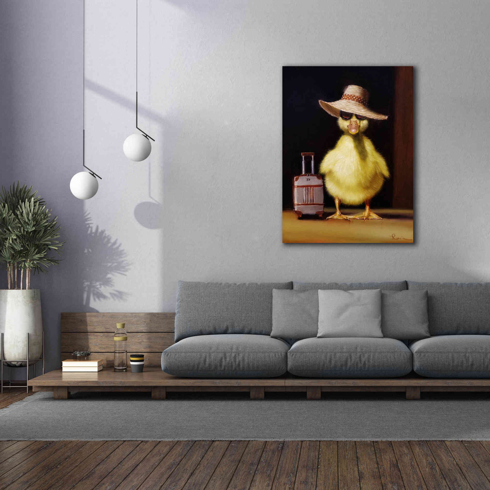 'Jet Setter' by Lucia Heffernan, Canvas Wall Art,40x54