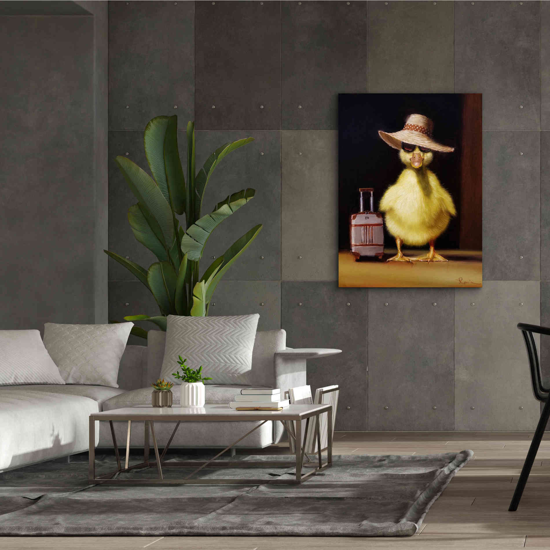 'Jet Setter' by Lucia Heffernan, Canvas Wall Art,40x54