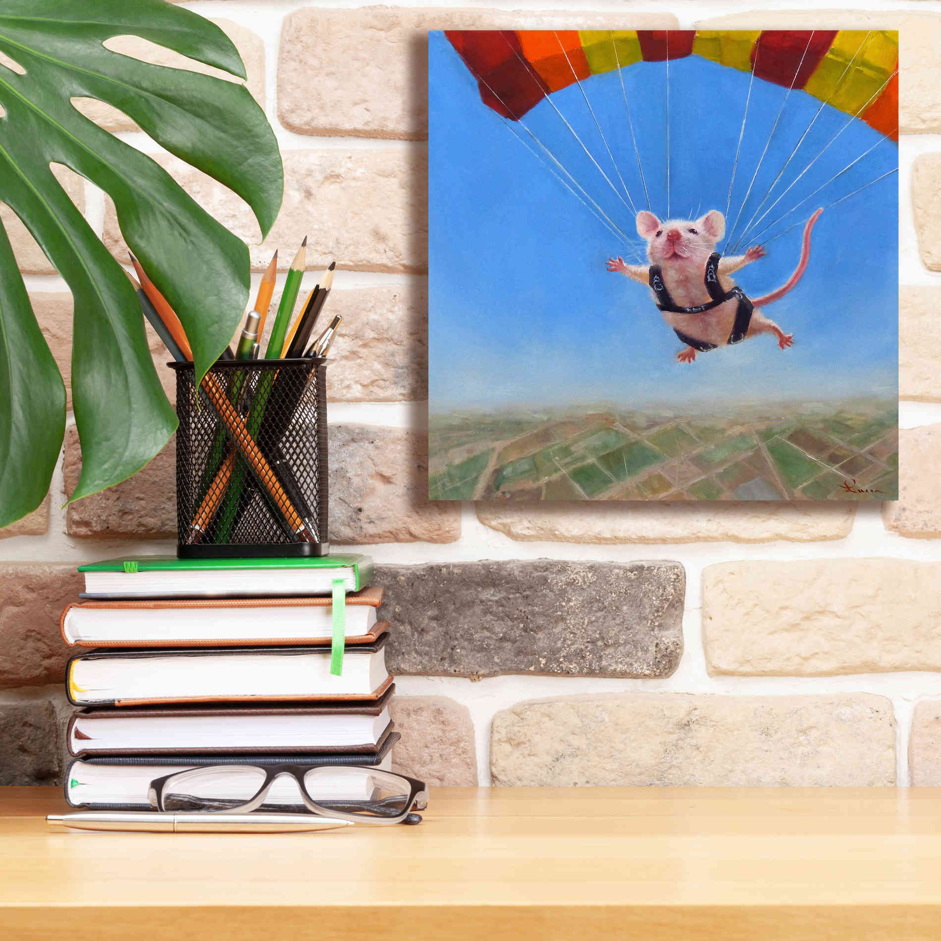 'Geronimo' by Lucia Heffernan, Canvas Wall Art,12x12