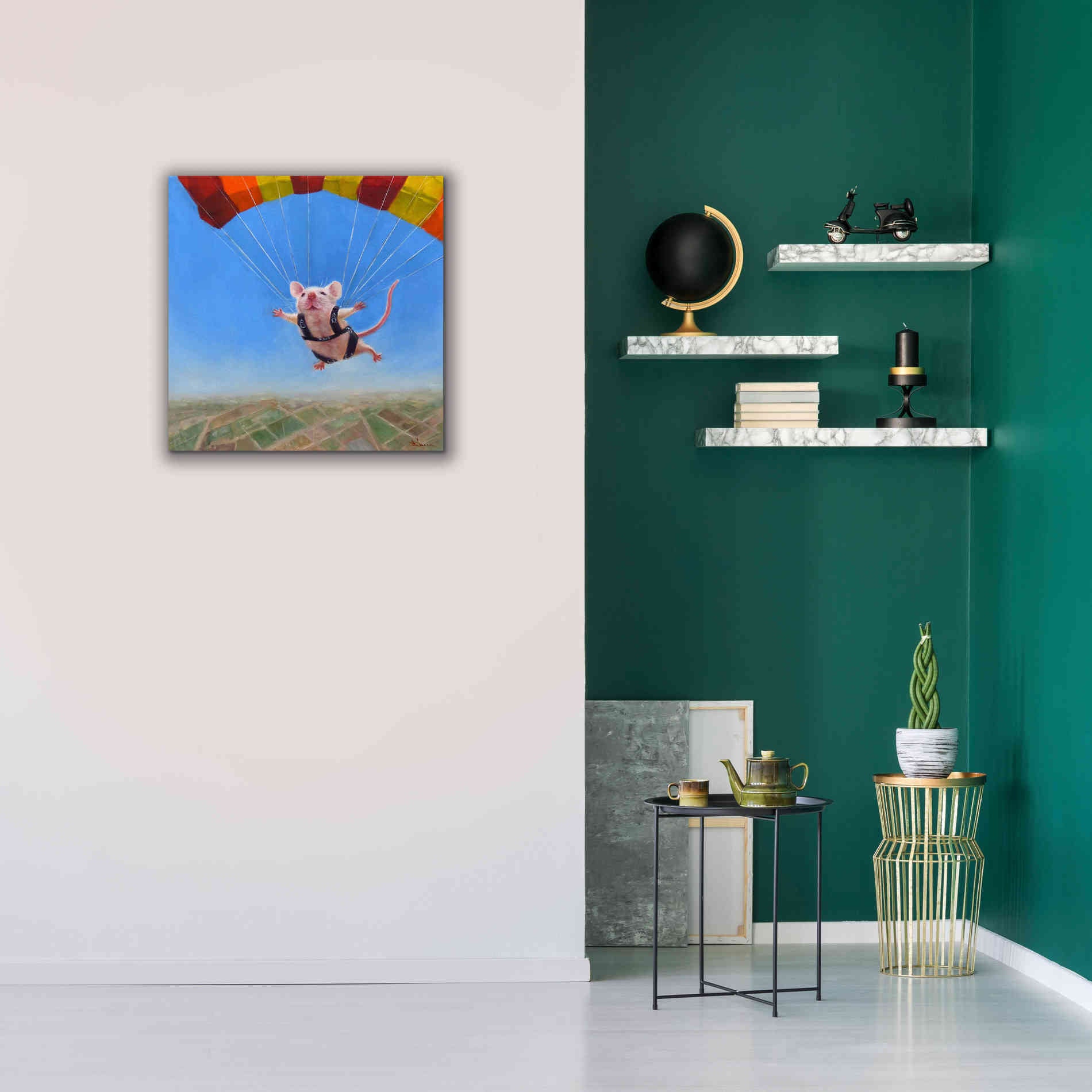 'Geronimo' by Lucia Heffernan, Canvas Wall Art,26x26