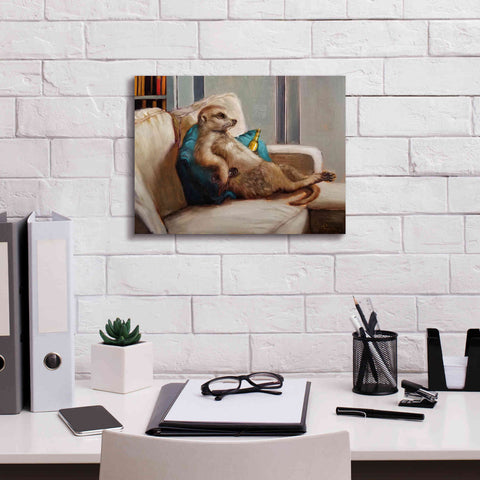 Image of 'Couch Potato' by Lucia Heffernan, Canvas Wall Art,16x12