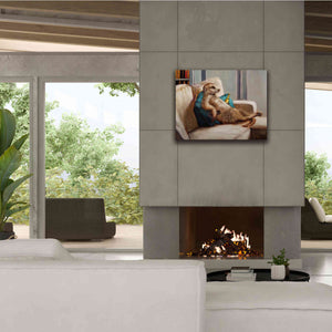 'Couch Potato' by Lucia Heffernan, Canvas Wall Art,34x26