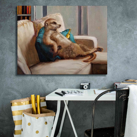 Image of 'Couch Potato' by Lucia Heffernan, Canvas Wall Art,34x26