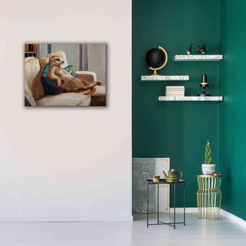 Image of 'Couch Potato' by Lucia Heffernan, Canvas Wall Art,34x26