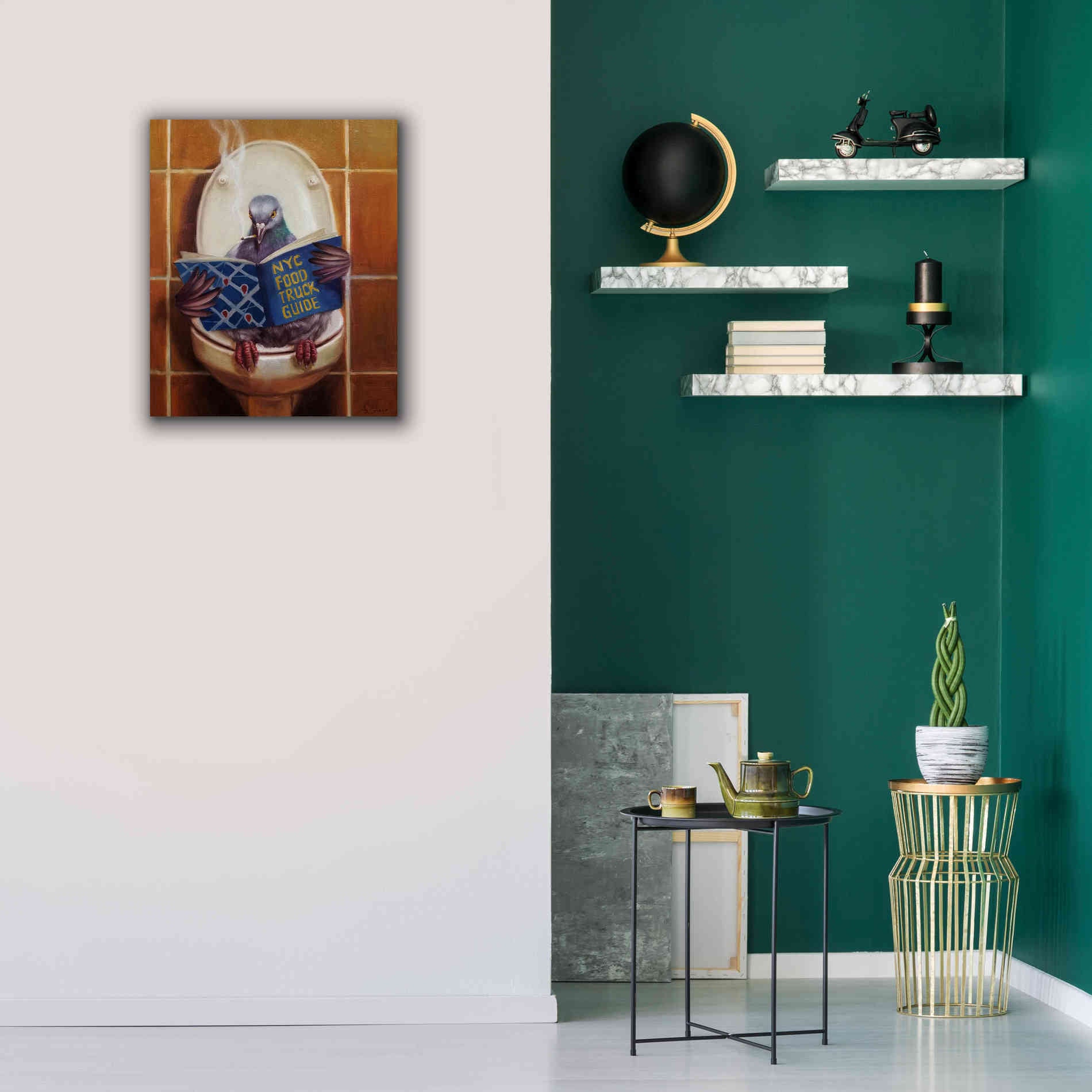 'Stool Pigeon' by Lucia Heffernan, Canvas Wall Art,20x24