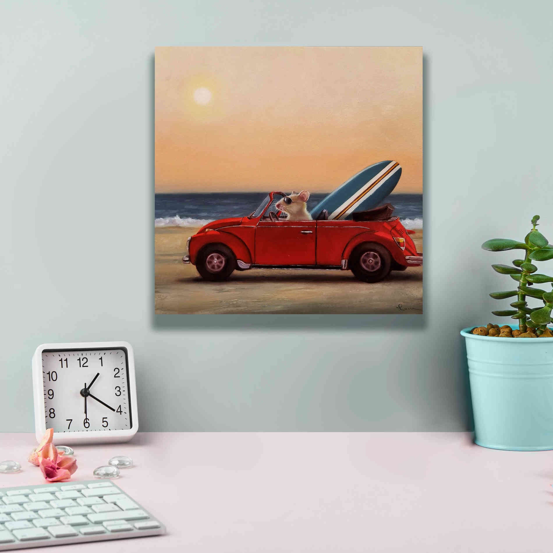 'Beach Bound' by Lucia Heffernan, Canvas Wall Art,12x12