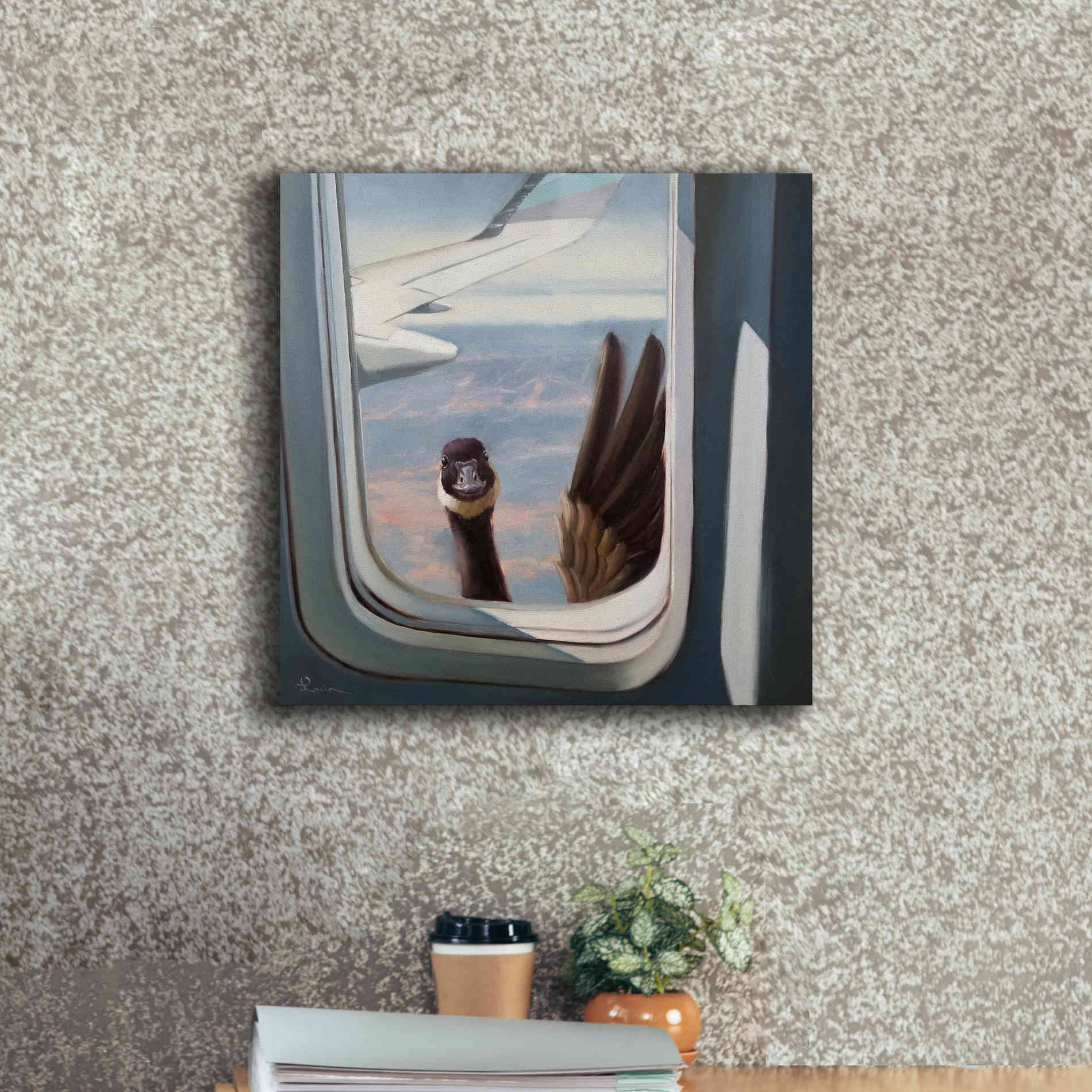 'Friendly Skies' by Lucia Heffernan, Canvas Wall Art,18x18