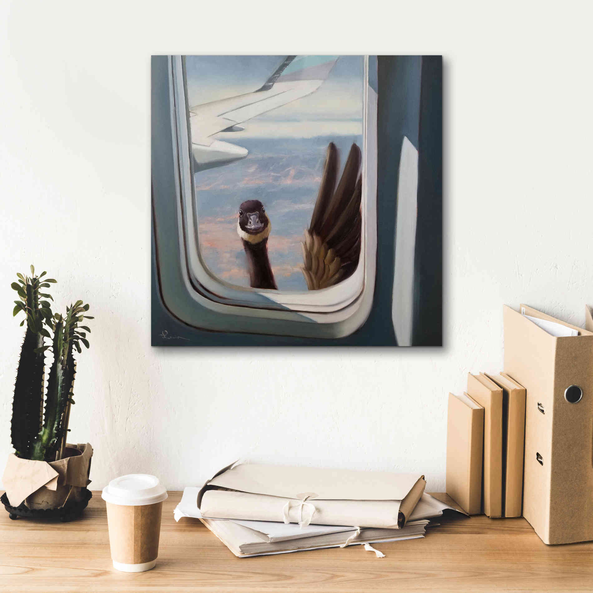 'Friendly Skies' by Lucia Heffernan, Canvas Wall Art,18x18