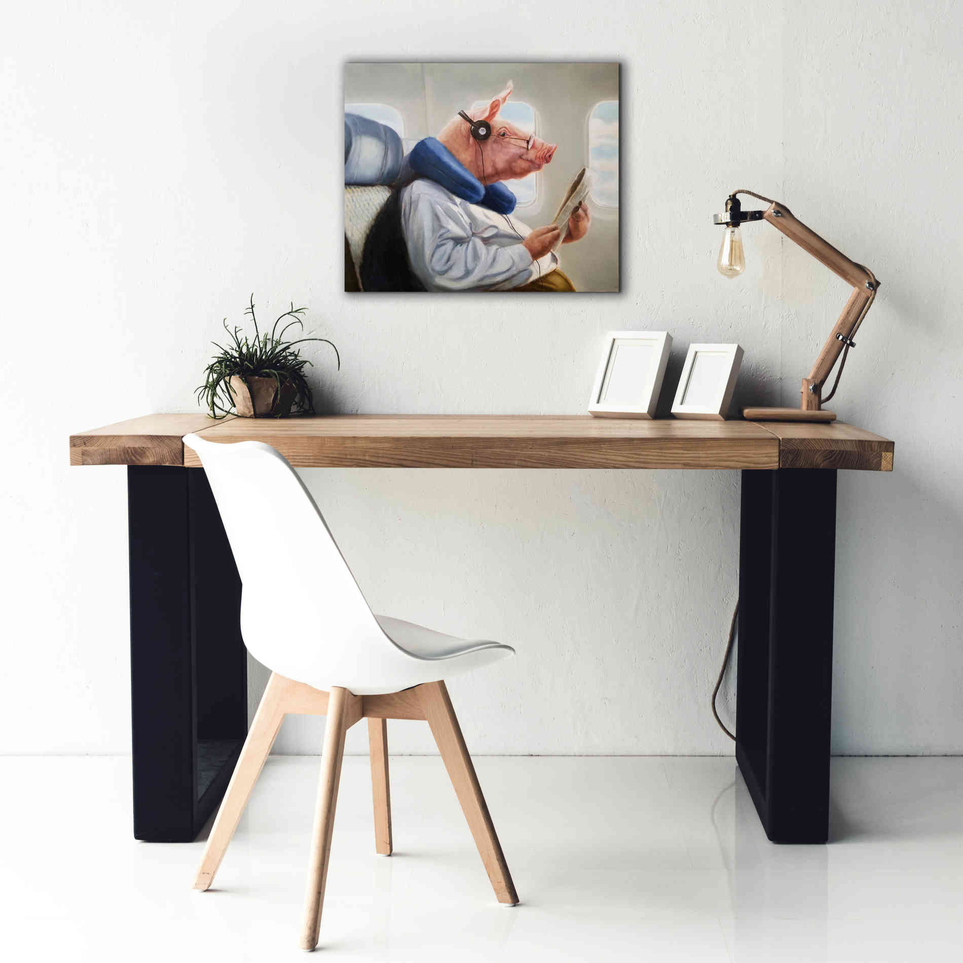 'When Pigs Fly No. 2' by Lucia Heffernan, Canvas Wall Art,24x20