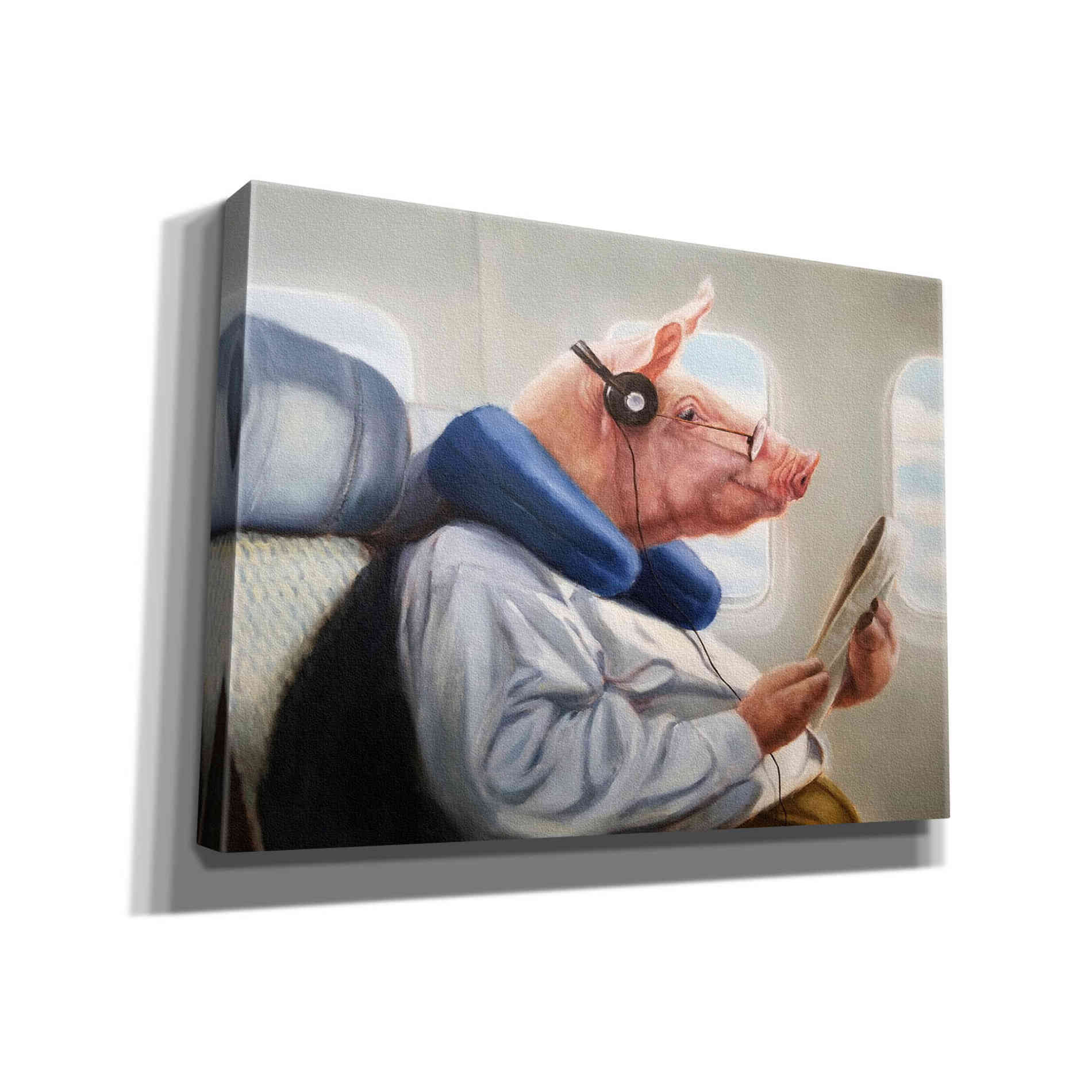 'When Pigs Fly No. 2' by Lucia Heffernan, Canvas Wall Art