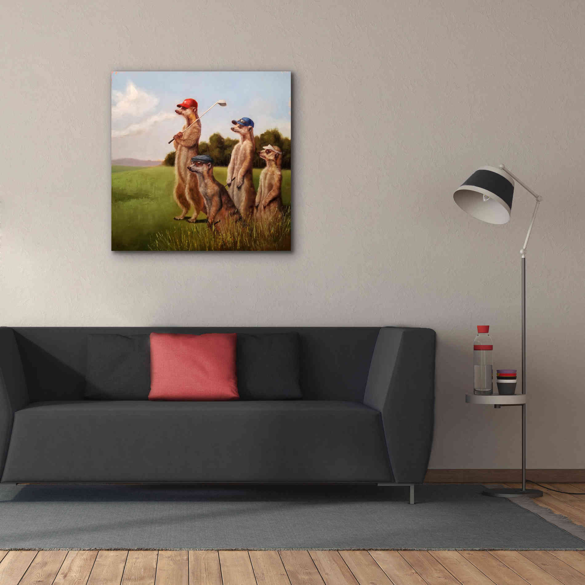 'Menâ€™s Day' by Lucia Heffernan, Canvas Wall Art,37x37