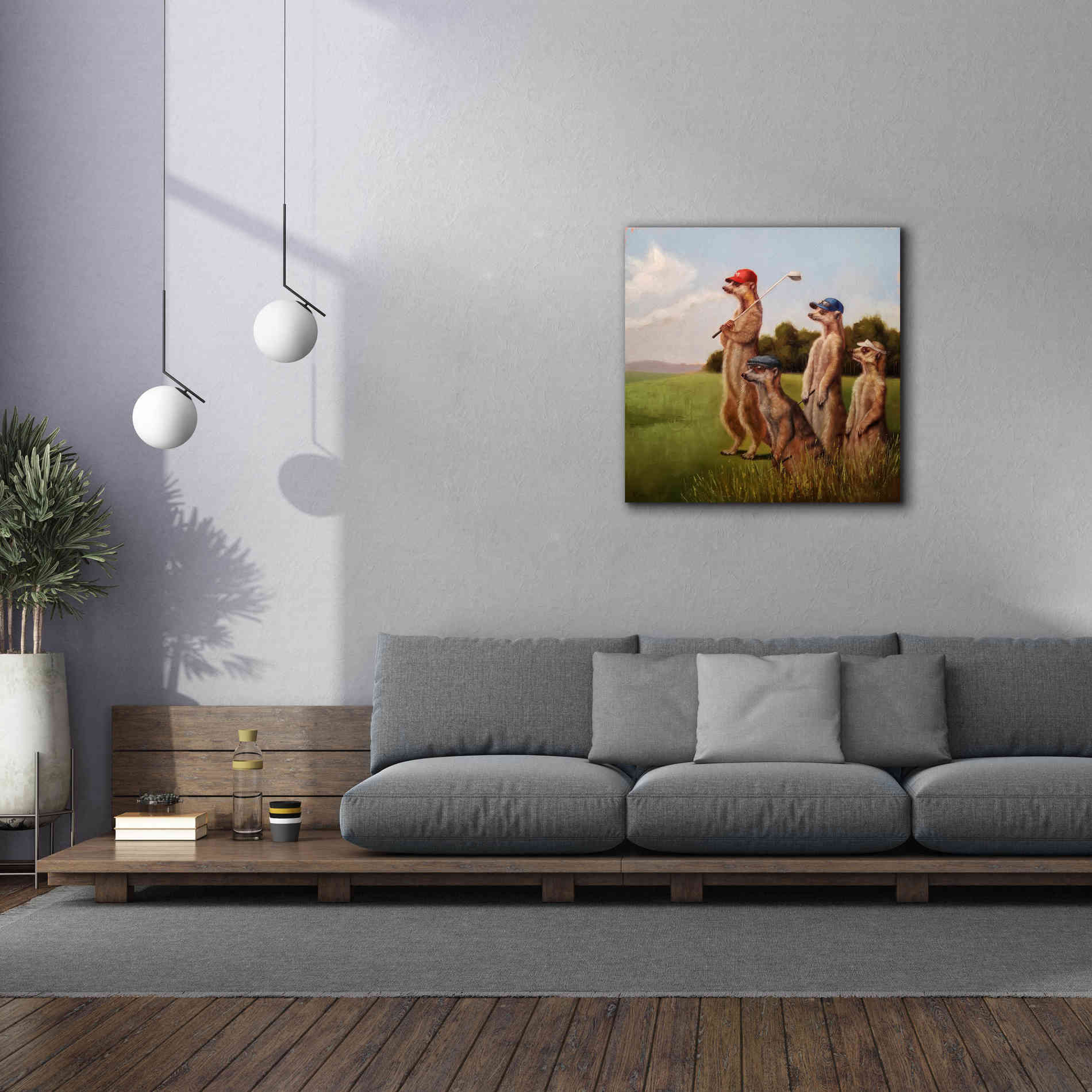 'Menâ€™s Day' by Lucia Heffernan, Canvas Wall Art,37x37