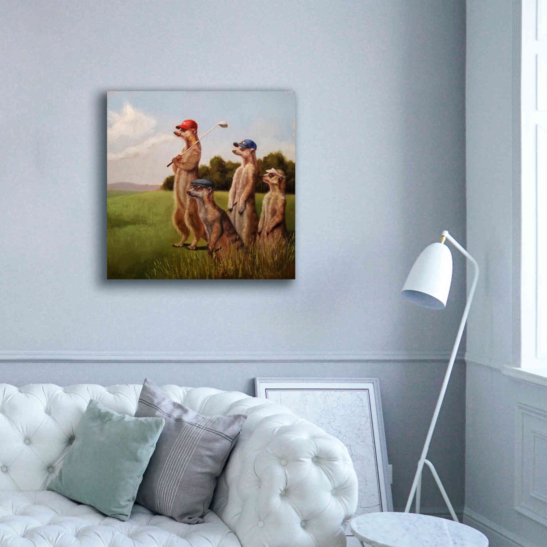 'Menâ€™s Day' by Lucia Heffernan, Canvas Wall Art,37x37